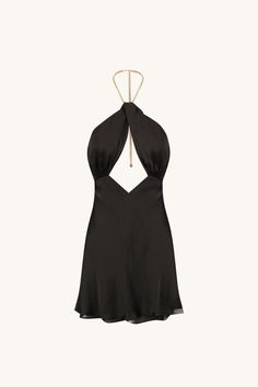 Lydie Chain Halter Mini Dress | Black | Dresses | Shona Joy – Shona Joy International Sleeveless Blazer Dress, Blazer Mini Dress, Sleeveless Blazer, Shona Joy, Silk Touch, Mini Dress Black, Halter Mini Dress, Double Breasted Blazer, Halter Neckline