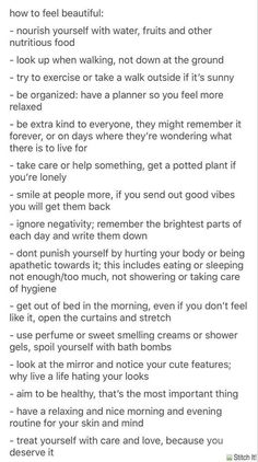 Ignore Negativity, Get My Life Together, Positive Self Affirmations, Feel Beautiful, Mental And Emotional Health, Self Care Activities, Life Advice, Self Improvement Tips, Emotional Health