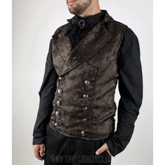 Alt Prom, Brocade Vest, Dracula Clothing, Tall Men Fashion, Men Fashion Classy, Pixie Dress, Victorian Goth, Mens Fashion Blog, Gothic Victorian