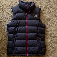 Brand New, Never Worn Northface Vest! Gorgeous Coloring! Grayish-Purple In Color With Bright Pink Inside. Draw Cord To Make It Looser/Tighter. Will Not Accept Low Ball Offers. Purple North Face Vest, Down Vest, The North Face Jackets, North Face Jackets, North Face Jacket, Bright Pink, North Face, Coats For Women, The North Face