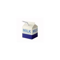 a carton of milk on a white background