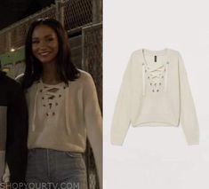 Jane The Virgin, Autumn Clothes, Episode 3, Season 3, Sweater Shop, Knit Sweater