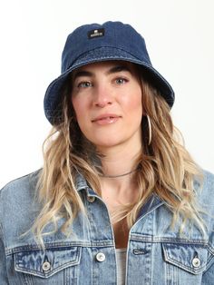 Embrace the utility of this lightweight, packable style made in the familiar softness of washed denim. Our logo sits above a dipped brim, which offers shade come rain or shine. #B0910902-83055 100% Cotton One size Denim Bucket Hat, Rain Or Shine, Washed Denim, Denim Wash, Bucket Hat, Brooklyn, Hats