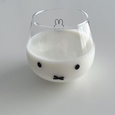 cute miffy milk cup Cute Cups, Black And White Aesthetic, Cute Mugs, White Aesthetic, Cute Food, Glass Cup, Glow Up?, Aesthetic Food, Cute Icons