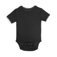 Wrap your baby in softness with our signature short sleeve onesie. We know parenting is hard, but dressing your little one doesn't need to be! Designed with three oversized snaps and high-stretch neck and arm openings to make changing easy. Fitted Short Sleeve T-shirt For Playwear, Fitted Short Sleeve Onesie For Playwear, Fitted Short Sleeve Bodysuit For Playwear, Solid Color Short Sleeve Onesie For Summer, Solid Short Sleeve Bodysuit For Loungewear, Summer Short Sleeve Solid Color Onesie, Basic Short Sleeve Solid Color Onesie, Summer Solid Color Short Sleeve Onesie, Casual Fitted Short Sleeve Onesie