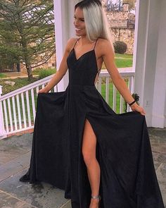 Black Long Prom Dresses, School Dance Dresses, Winter Formal Dresses, Graduation Dresses, Elegant Prom Dresses, Black Prom Dress, Cute Prom Dresses, Beautiful Prom Dresses, Black Prom