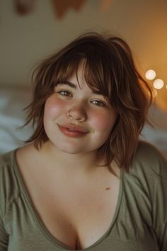 50 reasons why women should rock a short hairstyle (+50 haircut ideas) 48 Short Bob Hairstyles Plus Size, Plus Size Round Face Hairstyles, Short Bob Plus Size, Short Hairstyles Round Face Plus Size, Short Bob On Round Face, Round Face Haircuts Short Plus Size, Short Bob Round Face Plus Size, Short Bob Hairstyles Round Face, Round Fat Face Haircut