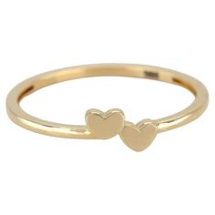 14K Solid Gold Dainty Twin Hearts Ring - Cute Delicate Stacking Double Hearts Ring - Simple Tiny Kawaii Hearts Ring created by hands from ring to the stone shapes. Good ideas of dainty ring or stackable ring gift for her. I used two heart shapes for lovers of minimalist, dainty rings. I completed these in 14K solid excelent yellow gold ring. This ring was made with quality materials and excellent handwork. I guarantee the quality assurance of my handwork and materials. It is vital for me that you are totally happy with your purchases. Please feel free to ask every question of the ring’s details. Ring Details: ◊ 14K Solid Gold ◊ Yellow Gold (please ask for rose and white gold options.) ◊ With hallmark. Weight: (It may vary to the size) I can re-size or re-shape this ring as you wish. All my Double Heart Ring, Stone Shapes, Dainty Rings, Diamond Free, Ring Simple, Double Heart, Stackable Ring, Opal Ring, Rings Simple