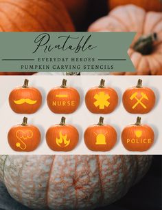 pumpkin carving stencils with animals on them