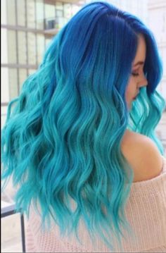 Blue Hairstyles, Pulp Riot Hair Color, Pulp Riot Hair, Hair Color Crazy, Beautiful Hair Color