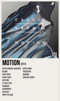 a poster with the words motion on it