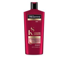 Let's give it to you straight. Our redesigned formula with luxurious Marula oil delivers not one, but five smoothing benefits so you can forget the frizz and indulge in gorgeously silky hair for up to 72 hours.* *TRESemmé Keratin Smooth Shampoo and Conditioner system vs. non-conditioning. Don't let unruly frizz ruin your style. When it comes to control, you should never have to compromise smooth for limp, poker straight hair. Specially formulated to fight frizz, detangle knots, boost shine, add Control Frizzy Hair, Tresemme Shampoo, Drugstore Shampoo, Tresemme Keratin Smooth, Shampoo For Damaged Hair, Keratin Shampoo, Silky Smooth Hair, Marula Oil, Keratin Hair