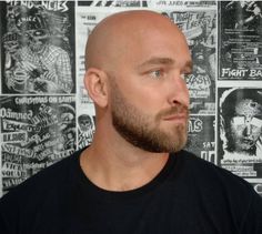 Bald Beard Styles For Men, Bald Style, Bald Beard, Beard Styles Bald, Beard Pictures, Goatee Styles