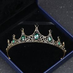 Season:All Seasons; Quantity:2; Type:party decoration,Hats Headwear; Occasion:Party,Festival; Material:Alloy; Features:Easy Carrying,Easy to Use; Package Dimensions:30.030.03.0; Listing Date:03/30/2023; Size:/ Medival Queen Crown, Emerald Green Crown Men, Quinceanera Light Green Crown, Emerald Green Crown Big, Green Silver Tiara, Green Stone Tiara, Emerald Crystal Crown, Emerald Green Quince Dress Tiara, Emerald Quinceanera Theme Tiara