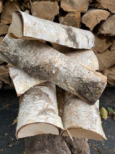 several pieces of wood stacked on top of each other