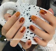 Pin on Nail Nails Amber, Kawaii Nails, Fall Nails, Nail Art, Festival, Nails