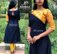 Churidhar Back Designs, Cotton Chudidhar Designs Style, Sudithar Neck Design Cotton, Sudithar Design, New Model Churidar Designs, Churidar Pattern, Salwar Design, Silk Kurti Designs, Art Inspiration Ideas