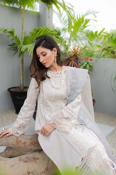 Qalamkar JK-08 Aurelia Q Line Lawn Collection 2024 Original brand suit fabric and photography lite diffrance in actual print. White Unstitched Suit For Spring Wedding, White Unstitched Wedding Suit For Spring, Elegant White Salwar Kameez With Printed Motifs, Elegant Lawn Suit With Digital Print For Festive Occasions, White Cambric Unstitched Suit With Printed Motifs, Off White Long Sleeve Lawn Suit With Dabka, Elegant Festive Lawn Suit With Digital Print, Elegant White Unstitched Suit For Spring, Wedding Kurta With Digital Print And Long Sleeves