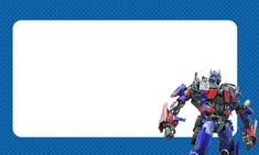 an image of a robot that is in front of a blue background with space for text