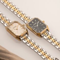 By wearing our Isabell collection you will wear the ultimate classy look, while this watch comfortably rests around your wrist. Cartier Louis Tank, Old Money Watch, Panthere Cartier, Casio Watch Women, Cartier Watches Women, Classy Watch, Vintage Watches Women, Retro Watches, Watches Women