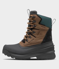 Updated for more underfoot comfort and a lighter weight, the Men’s Chilkat V 400 Waterproof Boots still boast our warmest package of Heatseeker™ Eco insulation for comfort on cold winter adventures. Our waterproof footwear incorporates a variety of advanced waterproofing materials, treatments, and processes. To help keep feet dry, we use internal waterproof membranes and/or adhesive and seam-seal constructions. Men's Men's Boots. Waterproof. [North Face, Northface, thenorthface, the northface, TNF, tnf] Functional Winter Boots For Cold Weather, Weatherproof Boots For Winter Outdoor Activities, Waterproof Winter Hiking Boots, Weatherproof Winter Boots For Outdoor Activities, Winter Waterproof Insulated Hiking Boots, Functional Waterproof Winter Boots For Cold Weather, Insulated Waterproof Boots For Winter Outdoor Activities, Waterproof Functional Boots For Cold Weather, Functional Winter Weatherproof Hiking Boots