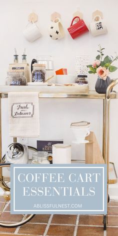 coffee cart essentials for the home office