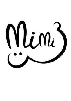 the word mimi 3 written in black ink