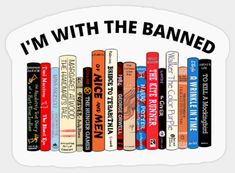 i'm with the banned bookshelf