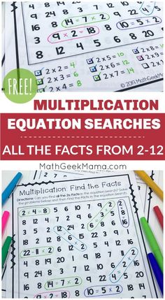 two pictures with the text, free printable worksheet for addition searchers