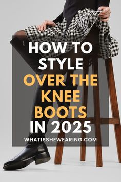 I’ve just found the perfect guide on how to style over the knee boots, and it’s a total game-changer! If you’ve ever wondered how to wear OTK boots with jeans or dresses, this post has you covered. Whether you're into flat boots or love those thigh-high heels, these styling tips make it easy to create outfits for any occasion—from casual to going out. The guide breaks down everything from how to style over the knee boots in winter to chic ways to wear them over 50, plus-size, or with the latest 2025 trends. I’m obsessed with how versatile OTK boots can be, whether you're rocking brown boots or classic black. Trust me, after reading this, you’ll know exactly what to wear with over the knee boots and feel super stylish this fall! Outfits With Over The Knee Boots, Brown Knee High Boots Outfit, High Boots Outfit Fall, Flat Boots Outfit, Black Over The Knee Boots Outfit, How To Wear Thigh High Boots, Boots With Dress, Over The Knee Boots Outfit, Style Over The Knee Boots