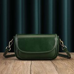 Crossbody Bag woyaza Mineral Spirits, Women Crossbody Bag, New Retro, Leather Crossbody Purse, Women Bag, Green Bag, Small Bag, Small Bags, Leather Crossbody Bag