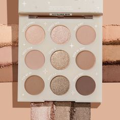 Deja Brew Pressed Powder Palette | ColourPop Cool Toned Eyeshadow Palette, Deja Brew, Colourpop Eyeshadow Palette, Bronze Eyeshadow, Colourpop Eyeshadow, Powder Palette, Makeup Wishlist, Lipstick Kit, Nude Palette