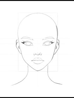 the outline of a woman's face