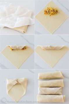 the steps to make homemade ravioli rolls