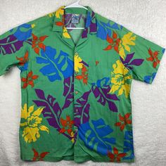 New! VTG Dr Beach Hawaiian Tropical Short Sleeve Button Up Shirt XL Single Stitch USA was just added to eBay. Check it out! #eBay #eBaySeller Green Hawaiian Button-up Shirt, Collared Beach Shirt With Placket, Green Collared Beach Tops, Casual Buttoned Camp Shirt For Beach, Casual Green Tops With Button Closure, Hawaiian Summer Shirt With Buttons, Spring Beach Camp Shirt With Buttons, Beach Tops With Spread Collar And Button Closure, Casual Short Sleeve Shirt With Buttons For Beach