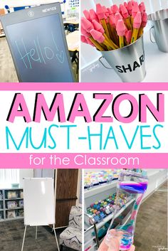 the words amazon must haves for the classroom