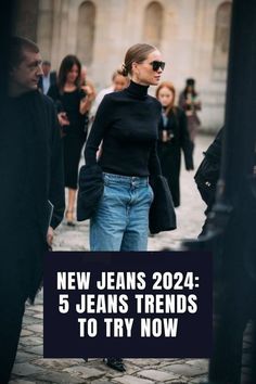 #fashion #fashionista #fashionable #fashiongoals #fashioninspiration #fashionideas #jeans #widepants #widelegdenim #jeanstrend #widelegjeans #wear #dresstoimpress #outfits #outfitstyle Casual 2024 Style Trends, Wide Leg Jeans Outfit 2024, Pants 2024 Fashion Trends, Classy Jeans Outfit, New Jeans Trend, Dressy Jeans Outfit, Stylish Jeans Outfit, Cropped Jeans Outfit, Jean Styles