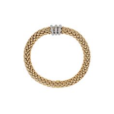 FOPE Love Nest Yellow Gold Diamond Station Bracelet A fashionable bracelet from the Love Nest Collection showcasing a flexible chain crafted in 18K yellow gold with three .57ctw pave diamond embellished rondel stations. ul { list-style-type: square; } Elegant Gold Snake Chain Bracelet, Luxury Round Chain Bracelet With Spring Ring Clasp, Luxury Chain Bracelet With Spring Ring Clasp, Elegant Yellow Gold Bracelet With Wheat Chain, Elegant Yellow Gold Wheat Chain Bracelet, Luxury Wheat Chain Jewelry, Elegant Wheat Chain Bracelet For Formal Occasions, Flexible Bracelet, Bracelets Gold Diamond