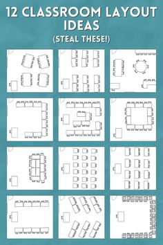 12 classroom layouts that are great for students to use in their own class room