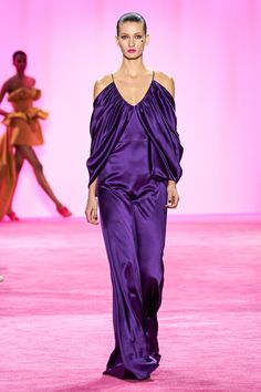 Asoiaf Fashion, Model Looks, Tall Fashion, Lela Rose, Purple Fashion, Fashion 2020