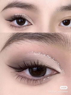 Dark Dress Makeup Look, Kpop Smokey Eye, Simple Eye Makeup For Black Dress, Smokey Eye Douyin Makeup, Black And Grey Makeup Looks, Ullzang Make Up Tutorial, Twice Concert Makeup, Simple Makeup For Black Dress, Douyin Smokey Eye