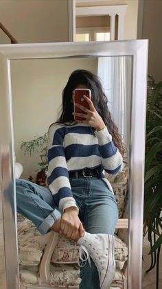 Jeans Outfit Casual, Everyday Fashion Outfits, Neue Outfits, Foto Poses, Quick Outfits, Easy Trendy Outfits