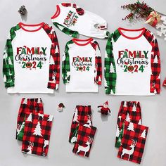 Family Christmas 2024 Matching Pajamas Letter Pattern Full Sleeve Outfits Mom Dad Kids Clothing Set Christmas Morning Pictures, Matching Family Christmas Pjs, Family Matching Pjs, Christmas Styles, Family Photo Cards, Holiday Pjs, Comfy Pjs, Christmas Jammies, Best Pajamas