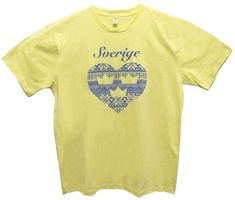 The Ascensionary Summer Tee 100 percent cotton medium size t-shirt customized tops printed t-shirt short sleeves customized t-shirt graphic t-shirt fashion t-shirt. This fashion-forward garment combines youthful energy and skilled design to create a standout piece for your wardrobe. With its eye-catching design featuring the three yellow crowns that represent the country of Sweden, this shirt is a must-have for any fashion-forward individual. The intricate details and flawless printing make it c Forest Hills, Printed T Shirts, Customise T Shirt, Summer Tee, Upgrade Your Style, Crew Neck Tee, Leisure Wear, Scandinavian Design, Medium Size