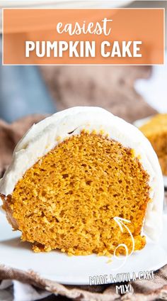 With 400,000 pageviews and counting, this pumpkin cake has been made in hundreds of homes. It's the easiest pumpkin cake recipe you'll ever make, and will be your new favorite pumpkin dessert. Pumpkin Cake Recipe, Pumpkin Cake Easy, Fall Desserts Apple, Pumpkin Recipes Easy, Pumpkin Cake Recipes, Like Mother Like Daughter, Vegetarian Cake, Pumpkin Pie Filling, Fall Dessert Recipes