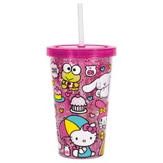 UNIQUE PARTY FAVORS Kids Birthday Hello Kitty and Friends Birthday Pink Party Favour Cup, 16 Oz, 1 Count 011179437249 Hello Kitty Party Supplies, Party Favor Cups, Pink Party Favors, Favor Cups, Hello Kitty Birthday Party, Party Expert, Unique Party Favors, Cat Birthday Party, Hello Kitty And Friends