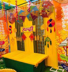 Haldi Mehndi Decoration, Gautami Patil, Haldi Stage, Mehndi Stage Decor, Groom Haldi, Stage Decoration Photos