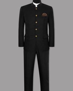 This Jade Black solid suit is your sure shot to get attention from everyone around. This full-sleeved suit has an all-over linen texture finish with a single-breasted closure for edgy vibes. The soft fabric further makes this suit truly comfortable to wear for long hours. In addition to being constructed from Imported Superior Fabrics, French crown Suits are built with top quality components and thoughtful construction. All our suits are double canvassed, with fully fused Belt trouser, for great Jodhpuri Suit For Men, Jodhpuri Suits For Men, Edgy Vibes, Jodhpuri Suit, Suit For Men, Linen Texture, Long Blazer, Long Hours, Blazer And Shorts