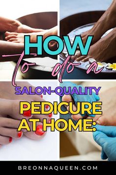 Pedicures at the spa are lovely, but did you know you can get a salon-quality pedicure at home? Pedicure Procedure, Pedicure Tips, Professional Pedicure, Remove Acrylics, Diy Pedicure, Summer Pedicure, Pedicure Colors, Pedicure At Home, Foot Spa