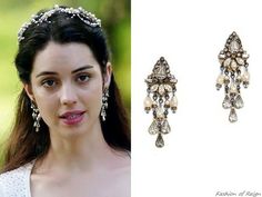 Erickson Beamon Crystal Teardrop Earrings. Reign Cw